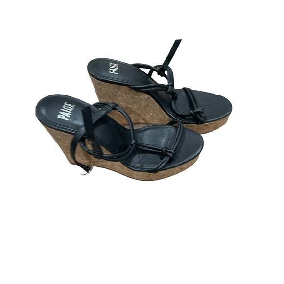 PAIGE Taylor Platform Wedge Sandal Size 9.5 NWOB - Picture 8 of 8